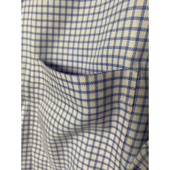 Gold Label Roundtree & Yorke Non-Iron Performance 16/33  100% Cotton Check Shirt - Picture 11 of 14